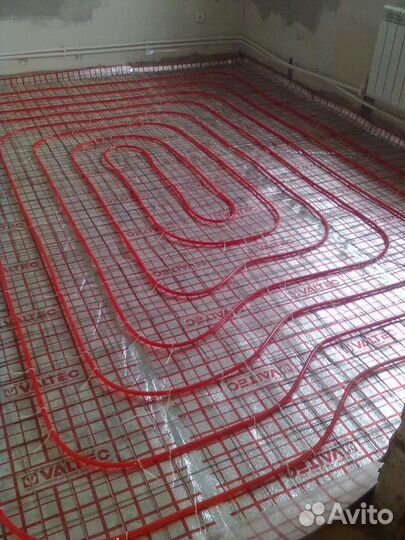 Монтаж теплого пола