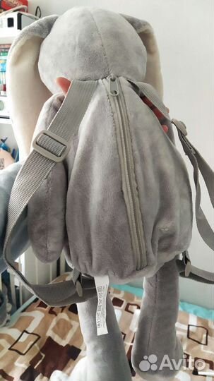 Мягкая игрушка заяц рюкзак