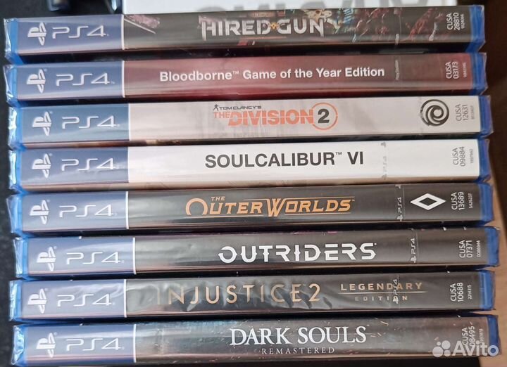 Диски Playstation 4
