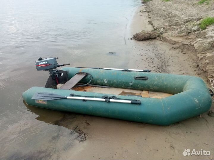 Лодка пвх в комплекте с матором. Ямаха 2.5
