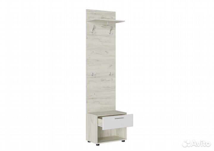 Сафари Тумба тм-003 Дуб Крафт белый Белый