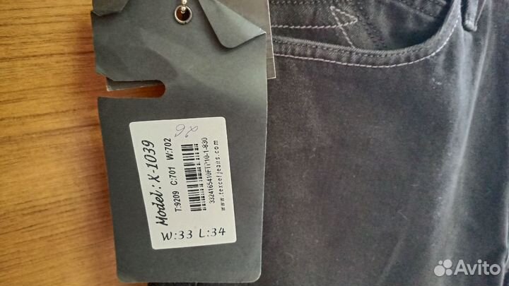 Джинсы Texcel Denim W33 L34 Турция хлопок 100