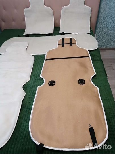 Меховые накидки из овчины на сидения пара (2шт)