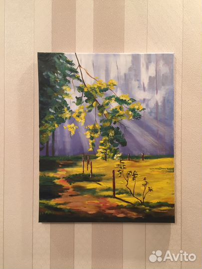 Картина учителю осень осенний пейзаж