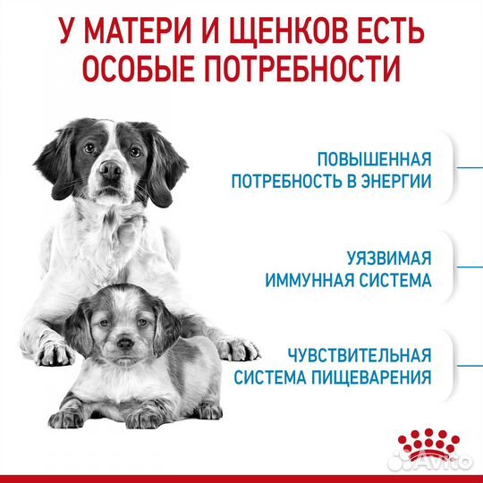 Корм Royal Canin для щенков средних пород от 3 нед