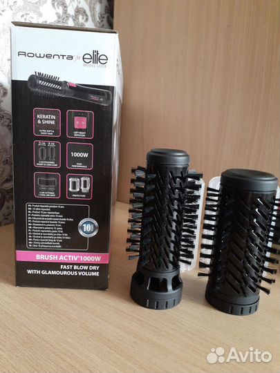 Фен щетка rowenta elite с вращающейся насадкой