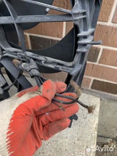 Вентилятор радиатора бмв х3 е83 м57, м54 3.0