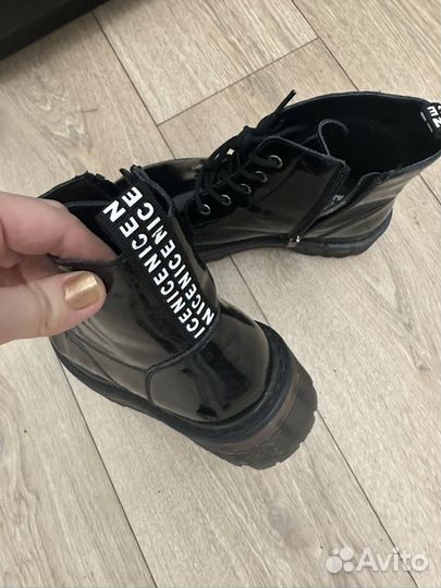 Ботинки зимние женские 38