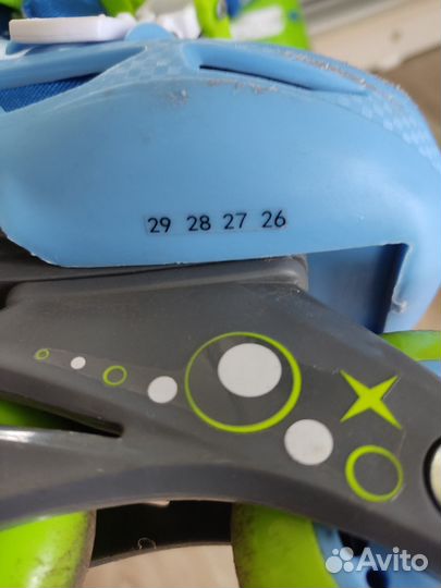 Роликовые коньки детские раздвижные