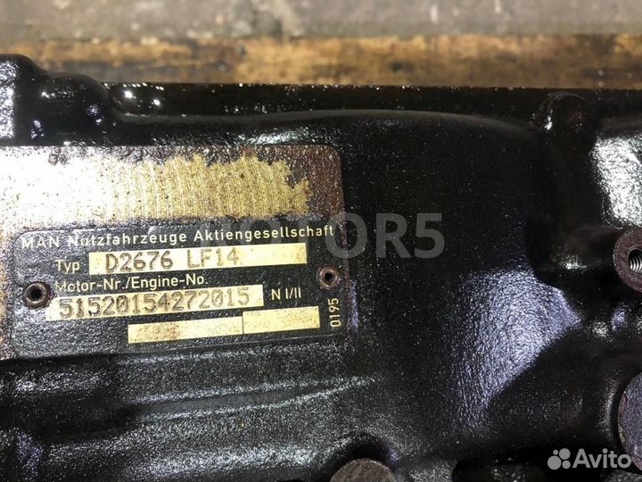 Блок цилиндров двигателя MAN TGX 2066 D2676LF14