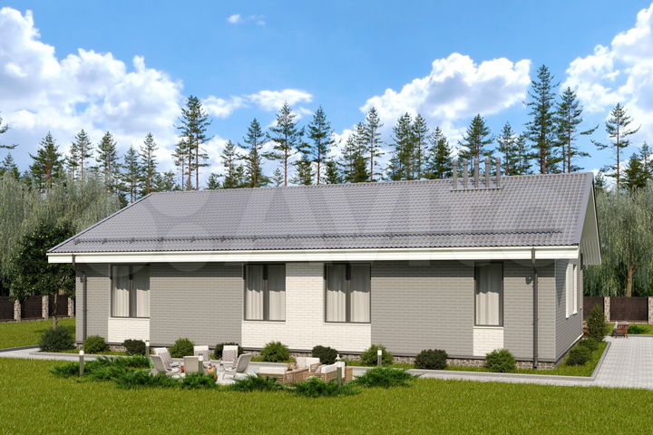Дом 128,5 м² на участке 7,7 сот.