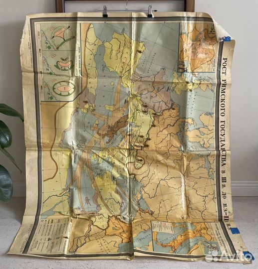 Школьная карта времен СССР часть 1