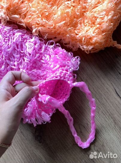 Мочалки вязаные