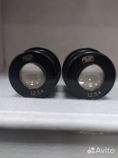 Микроскоп,пара окуляров Carl Zeiss 12.5xD30mm