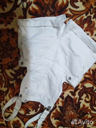 Комбинезон джинсовый, шорты джинсы bershka