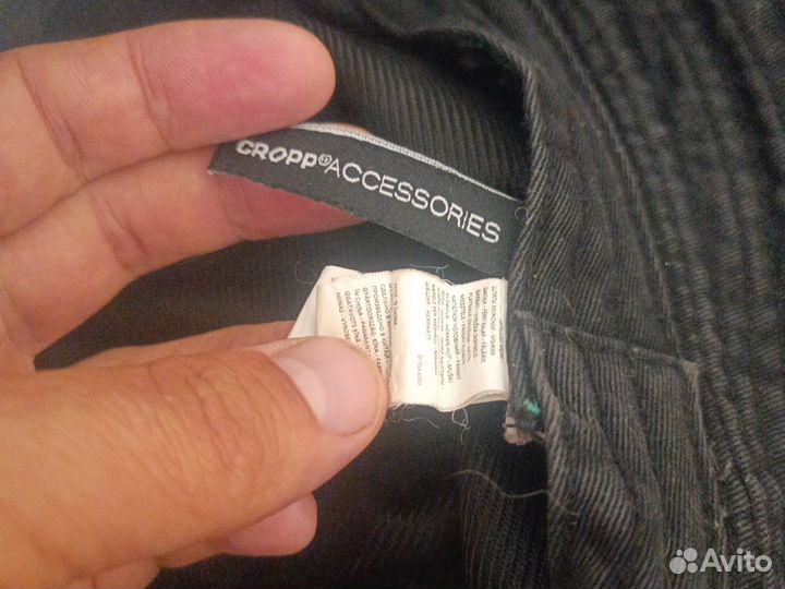 Панама cropp brand черная