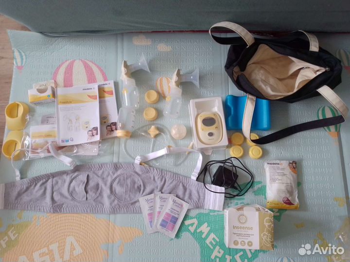 Молокоотсос электрический двойной Medela freestyle