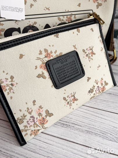 Сумка coach tote bag новая