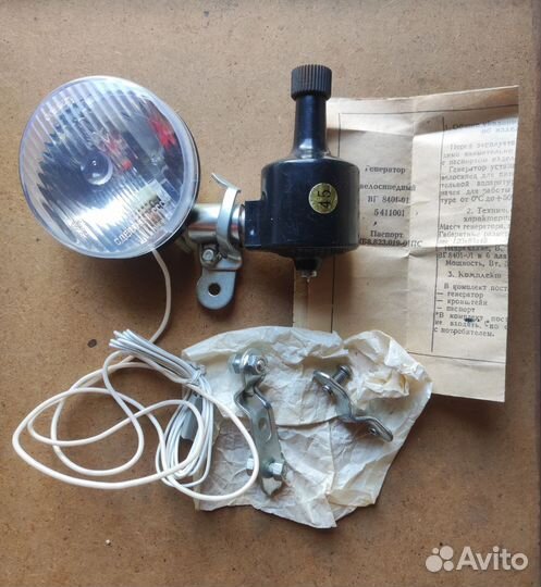 Генератор для велосипеда СССР