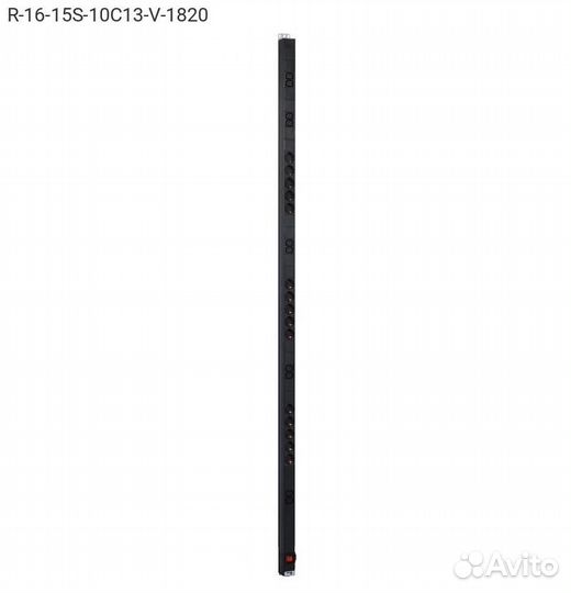 Блок розеток цмо Rem-16, выключатель, Zero U, R-16