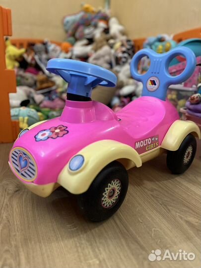 Каталка автомобиль для девочек Сабрина