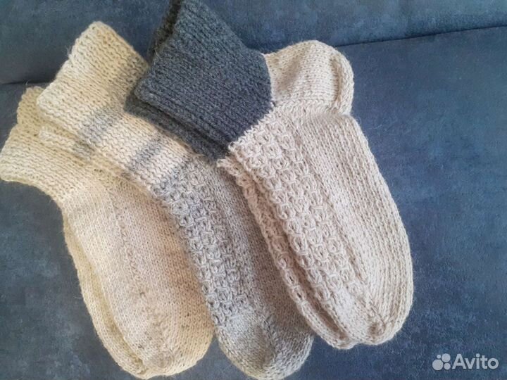 Шерстяные носки женские, мужские