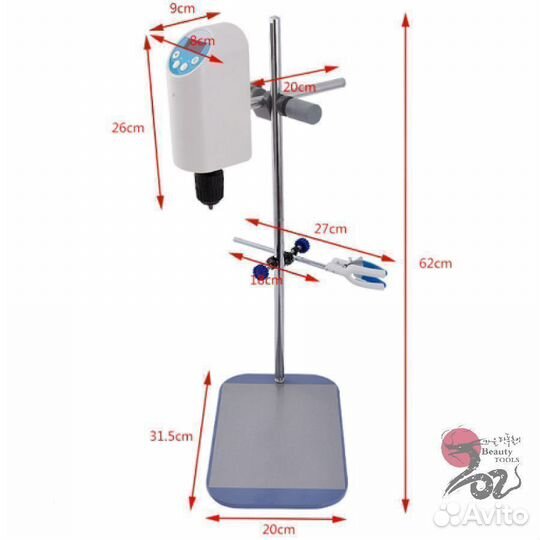 Мешалка с верхним приводом. Новая. Гарантия