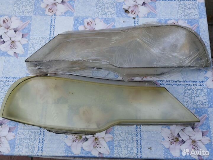 Стекла фар для нексии