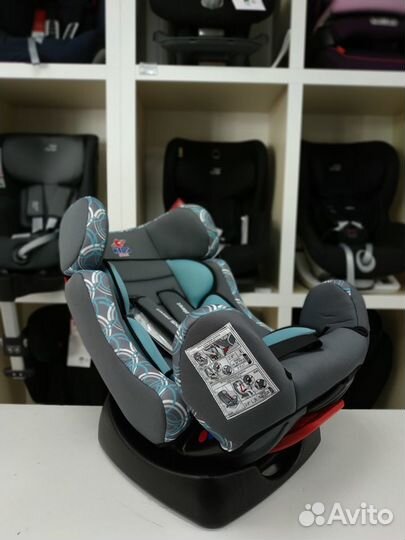 Автокресло 0-25кг Kids Planet Galactic лазурные кр