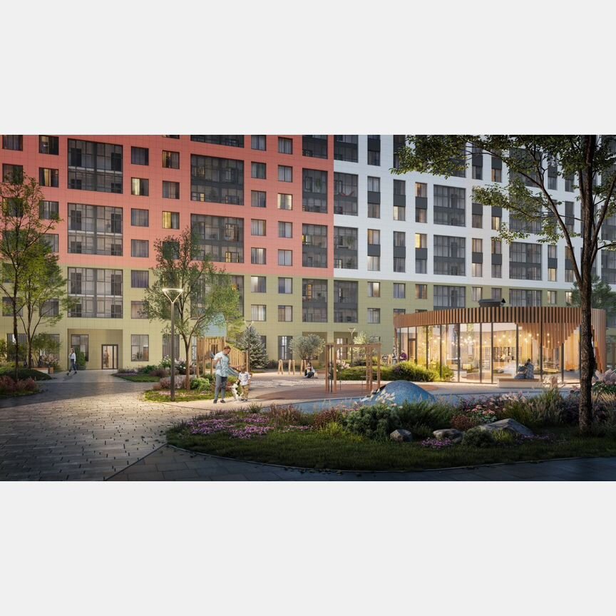 2-к. квартира, 63,9 м², 13/25 эт.