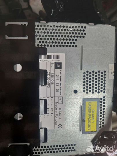 Магнитола штатная опель астра h