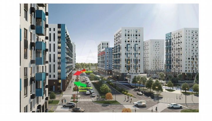 Помещение свободного назначения 83.79 кв.м