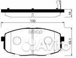 Колодки тормозные передние 581011HA00 SP1240 Sa