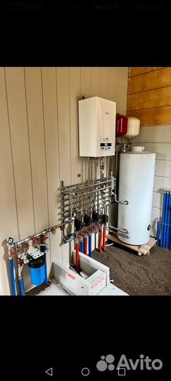 Отопление под ключ,Тёплый пол.Гвс, Хвс