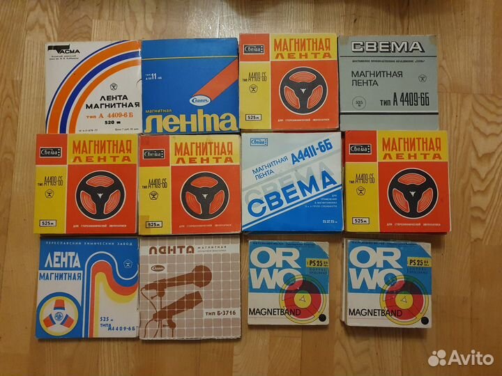 Магнитная лента на катушках