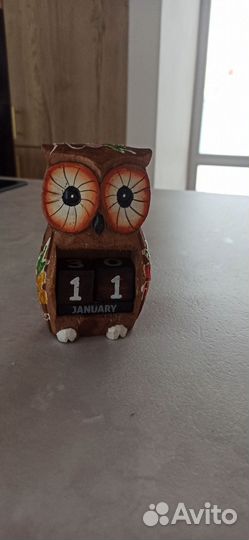 Фигурка сова календарь