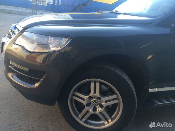 Реснички на фары для Volkswagen Touareg 2008-2009