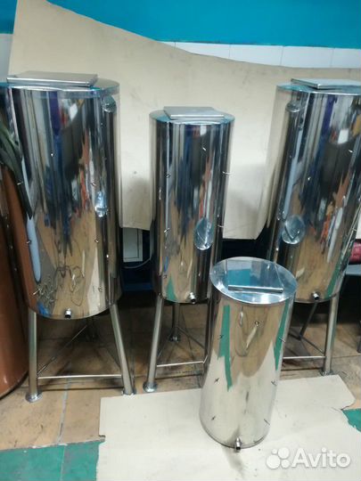 Бак нержавейка святой воды, бани 100 литров ёмкост