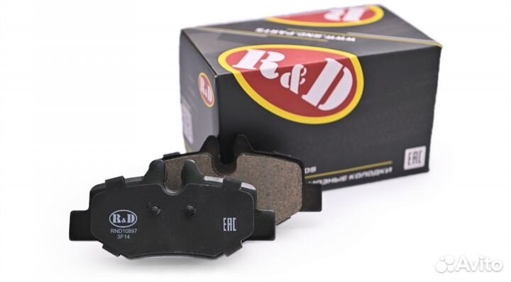 Тормозные колодки R&D MB Vito II/Viano зад