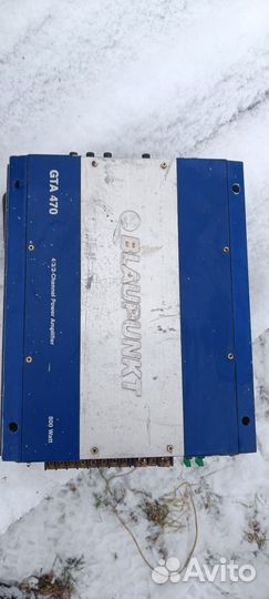 Усилитель blaupunkt gta 470
