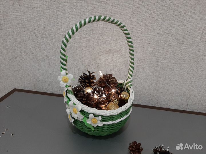 Корзина плетеная
