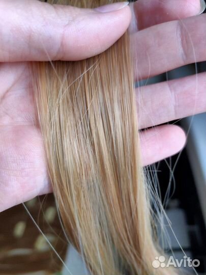 Волосы на заколках