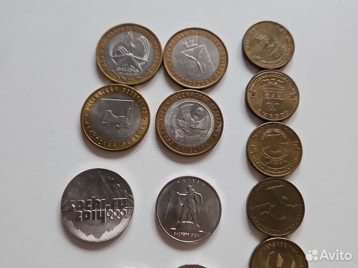 Редкие монеты 10, 5, 2, 1, 25