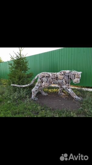 Каркасные фигуры из проволоки. Лошадь, Олень