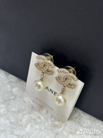 Серьги chanel оригинал