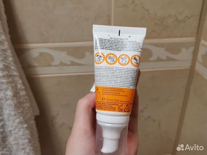 Солнцезащитный крем spf 50 la roche