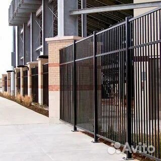 Забор металлический кованный