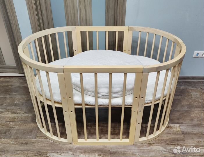 Детская кроватка круглая