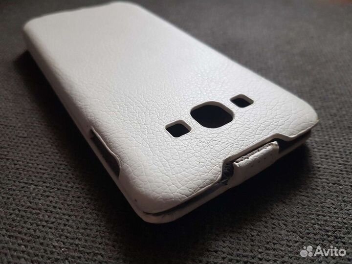 Чехол Armor Flip Case Samsung A800 Galaxy A8 белый