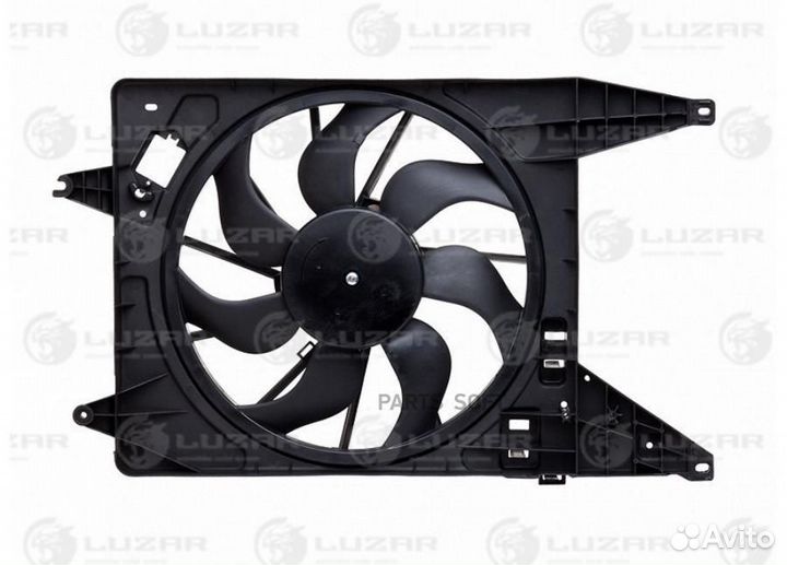 Luzar LFC 0966 Вентилятор радиатора охлаждения дви